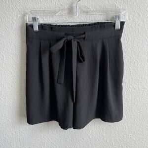 DR2 Daniel Rainn Black Pull On Waist Tie Shorts Women's S High Rise